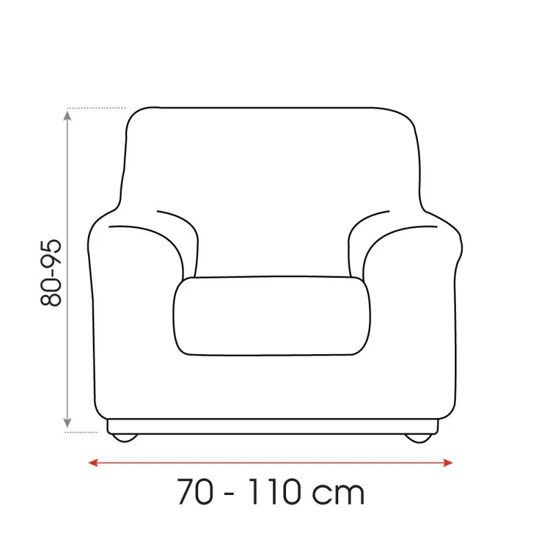 Housse de Canapé Multi-élastique Duplex Stark