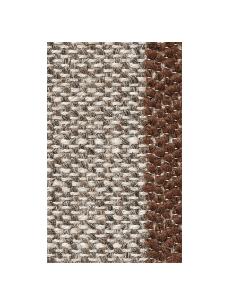 Fabric Sample - Louisiana - Sand/Chocolate