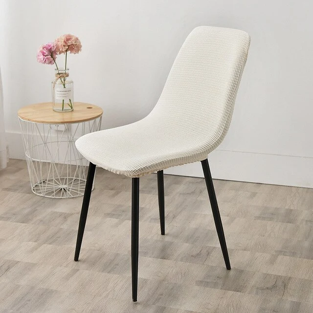 Housse de chaise scandinave Molde Crème