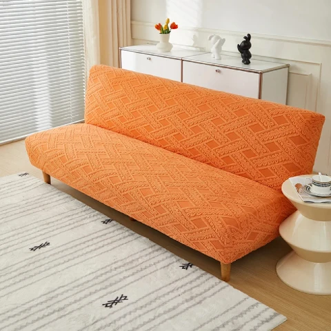 Housse pour clic clac en jacquard - orange