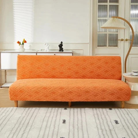 Housse pour clic clac en jacquard - orange