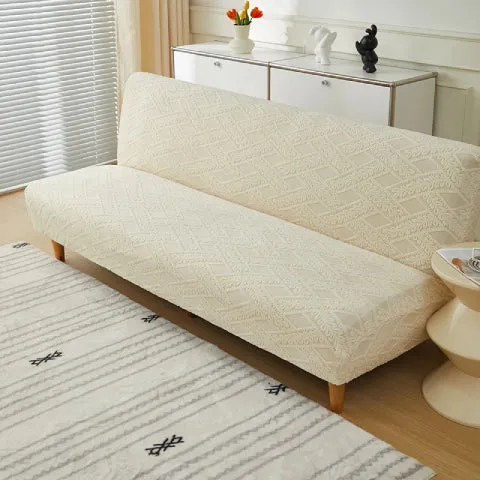 Housse pour clic clac en jacquard - beige