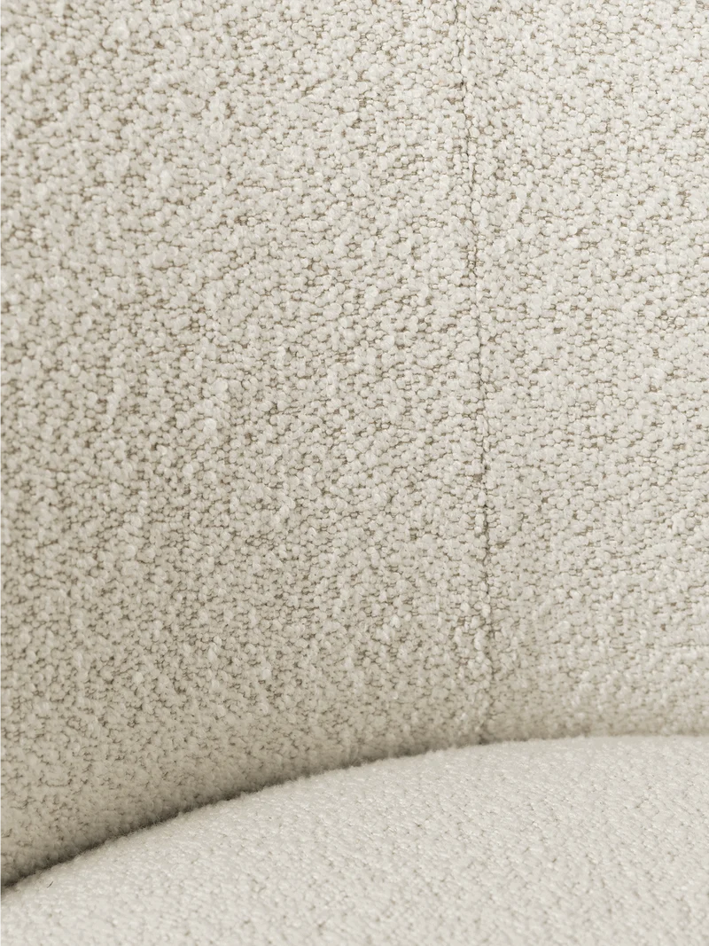 Rico Lounge Chair - Soft Bouclé - Off-White/Sand