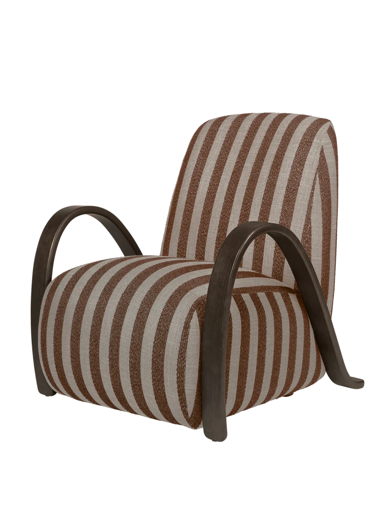 Buur Lounge Chair - Louisiana - Sand/Chocolate