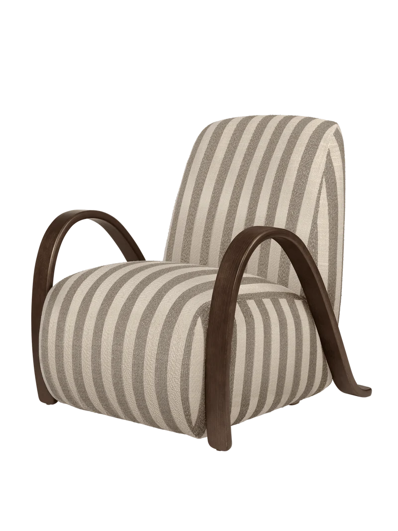 Buur Lounge Chair - Louisiana - Sand/Off-White
