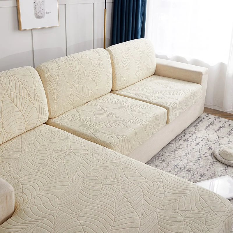 Housse Imperméable Beige pour coussin de Canapé