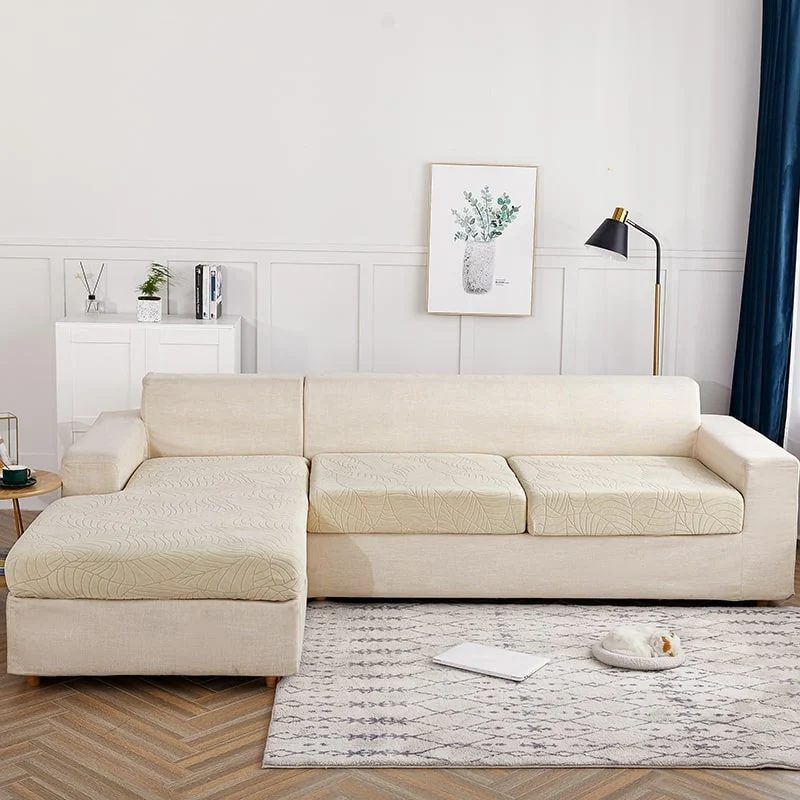 Housse Imperméable Beige pour coussin de Canapé