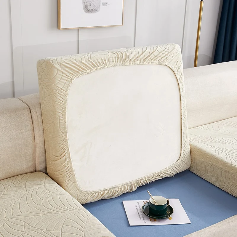 Housse Imperméable Beige pour coussin de Canapé