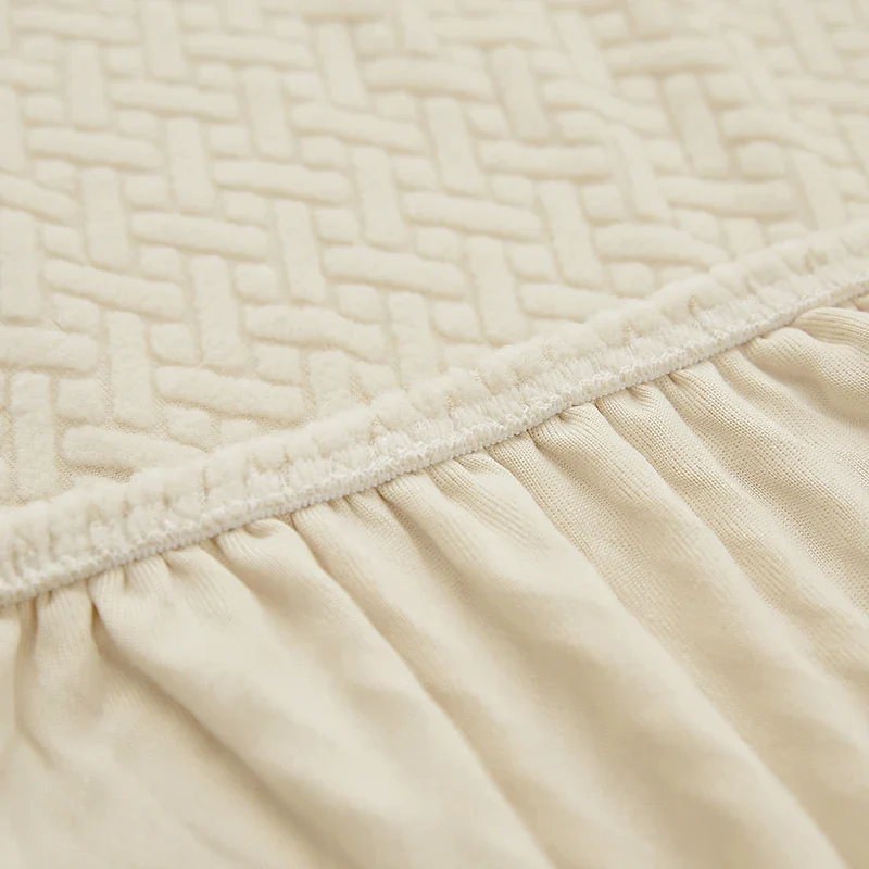 Housse de canapé extensibles en velours damassé 1, 2, 3, 4, 5 places