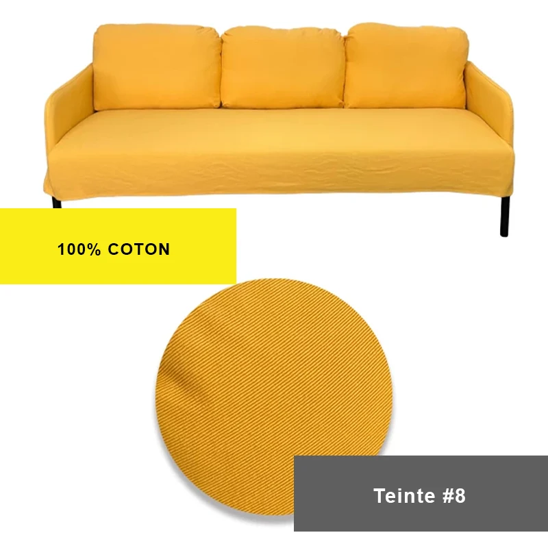 Housse pour canapé IKEA GLOSTAD 3 places personnalisable