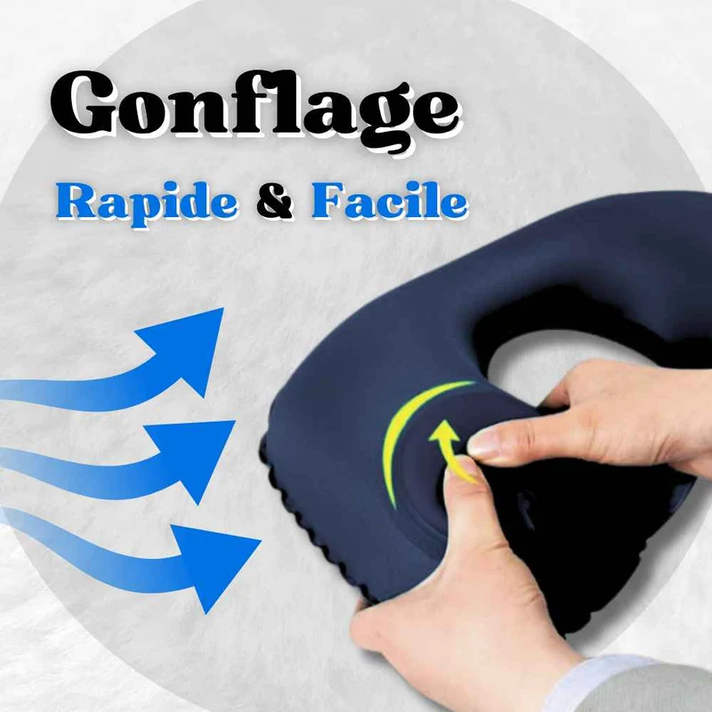 Coussin Avion Gonflable Facile marine !