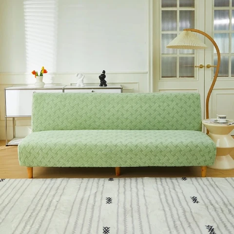 Housse de clic clac en jacquard - pistache