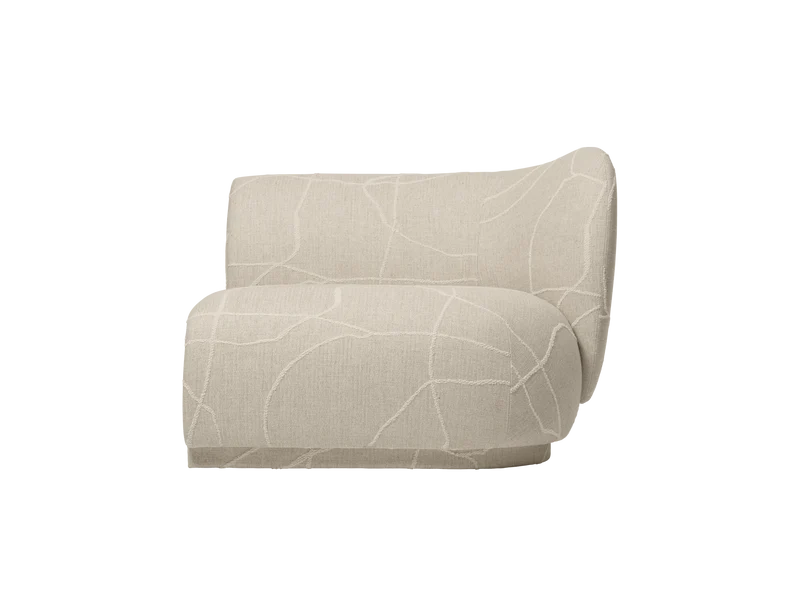 Rico Sofa Armrest Right - Can Lis - Sand/Off-White