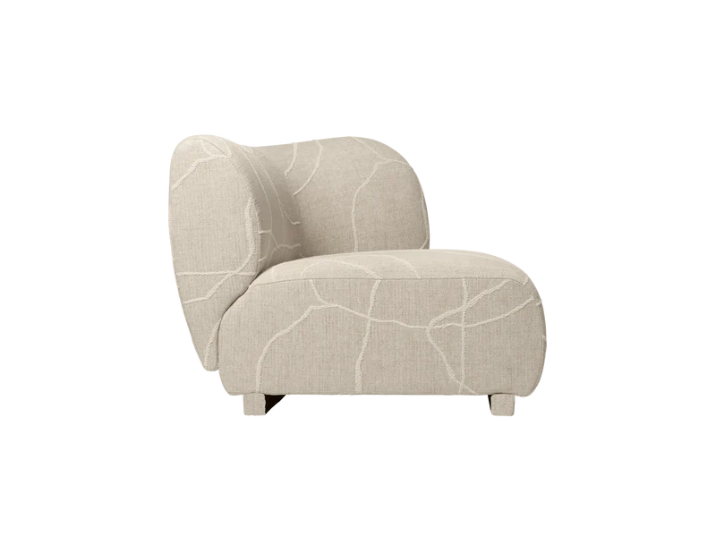 Rico Sofa Armrest Right - Can Lis - Sand/Off-White