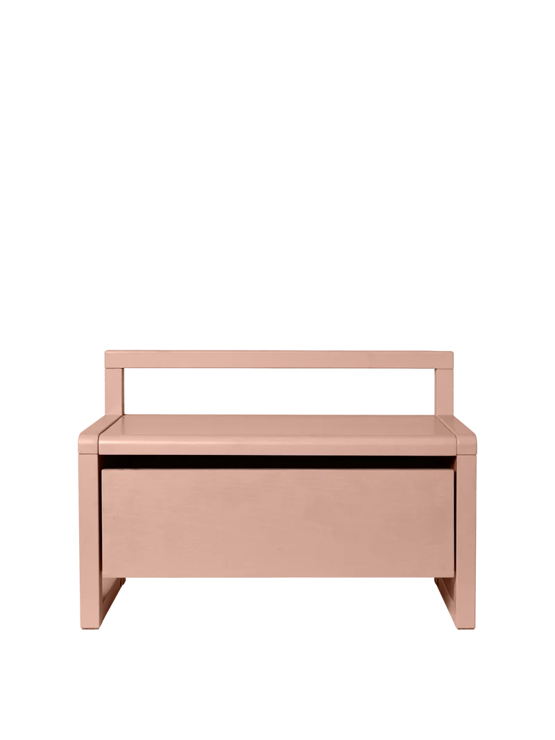 Little Architect Storage Bench - Rose