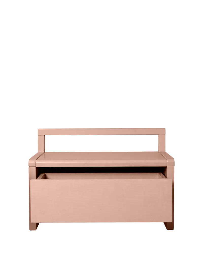 Little Architect Storage Bench - Rose