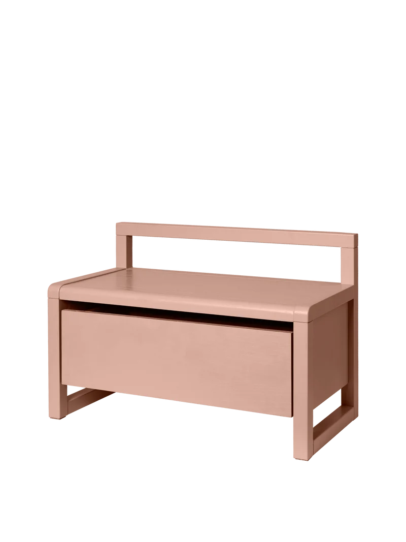 Little Architect Storage Bench - Rose