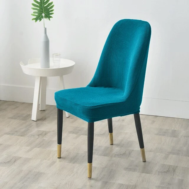 Housse de chaise scandinave Stryn Bleu canard