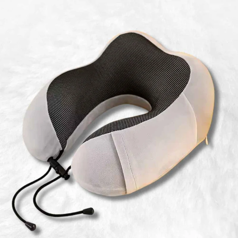 Coussin de Voyage Mémoire de Forme gris !