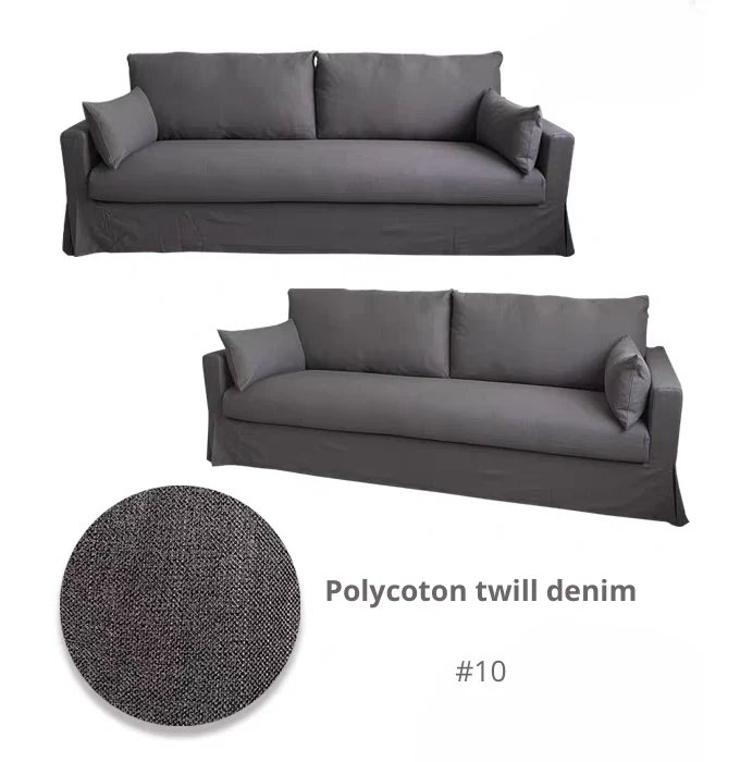 Housse pour canapé IKEA HYLTARP 2 places personnalisable - Longueur 182cm