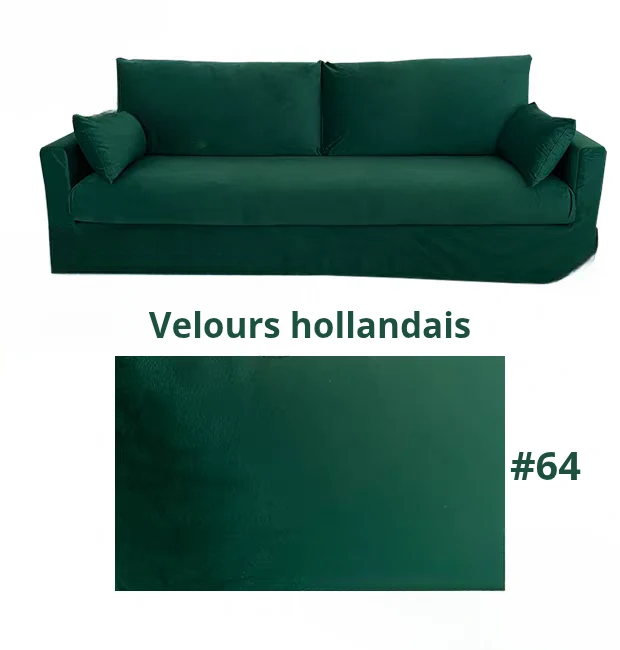 Housse pour canapé IKEA HYLTARP 2 places personnalisable - Longueur 182cm