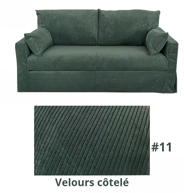 Housse pour canapé IKEA HYLTARP 2 places personnalisable - Longueur 182cm