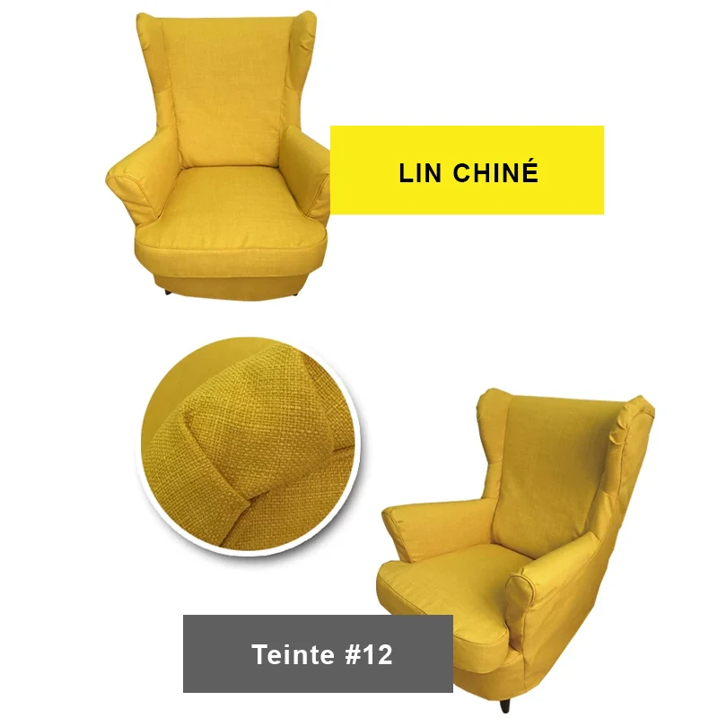 Housse prémium pour fauteuil IKEA STRANDMON personnalisable