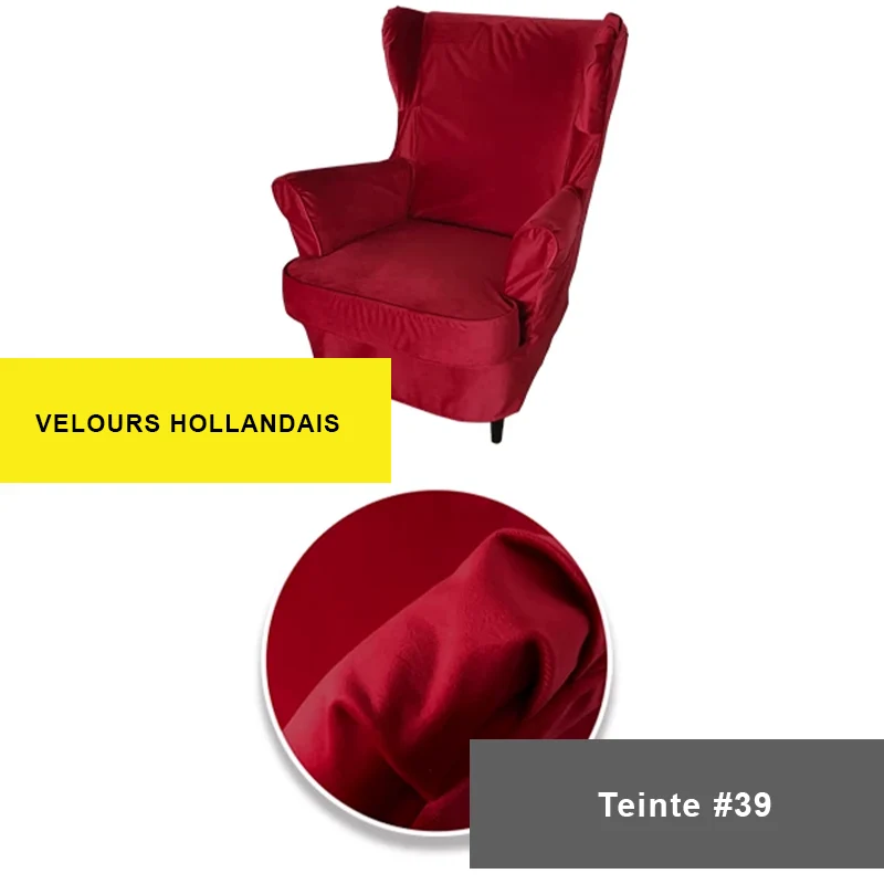 Housse prémium pour fauteuil IKEA STRANDMON personnalisable