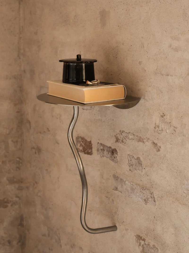 Curvature Wall Table - Stainless Steel