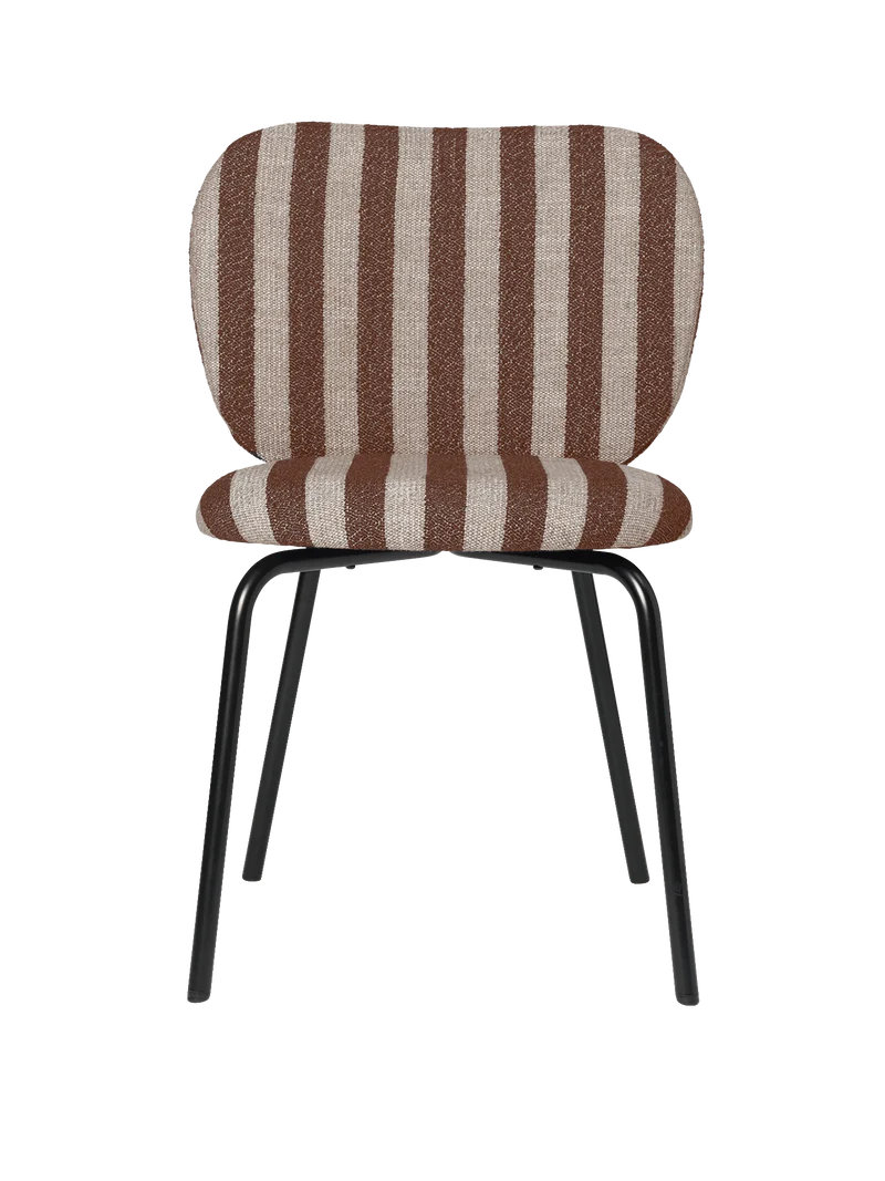 Rico Chair - Black - Louisiana - Sand/Chocolate