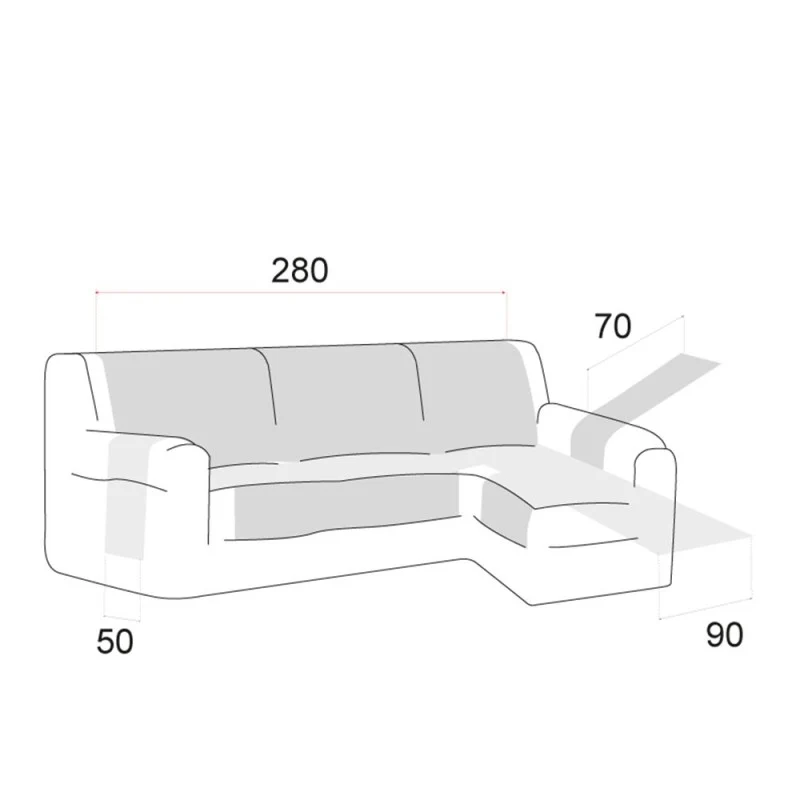 Couvre-Canapé d'angle Matelassé Reversible Polster