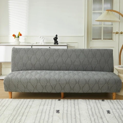 Housse clic clac en jacquard - gris
