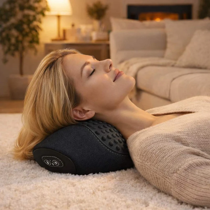 Coussin Chauffant Cervicales Pharmacie noir !