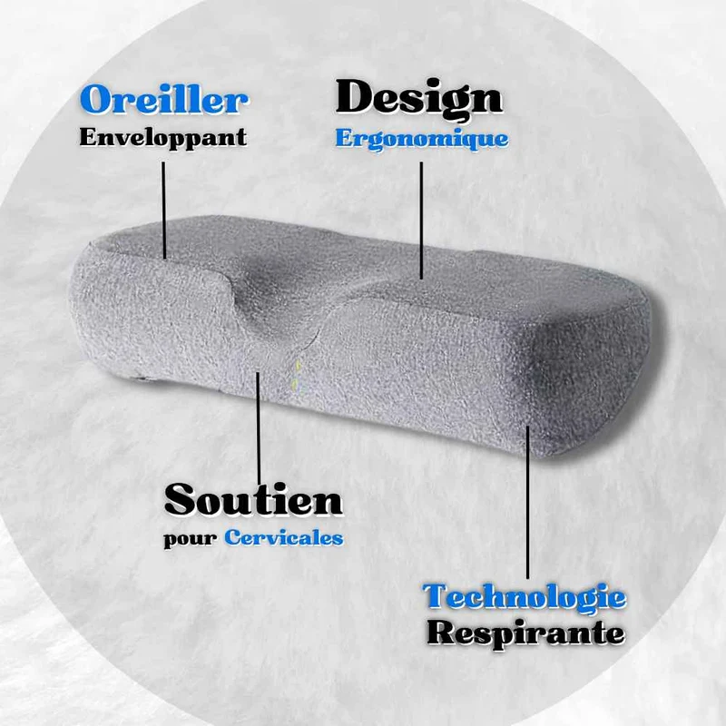 Coussin Orthopédique Cervical gris !