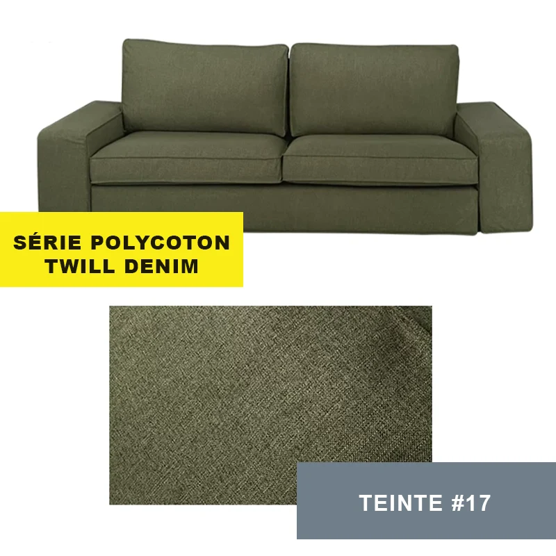 Housse pour canapé IKEA KIVIK 3 places personnalisable - Largeur 228cm