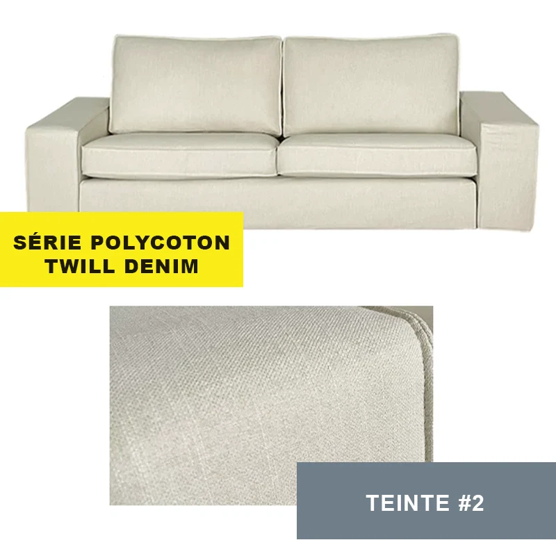 Housse pour canapé IKEA KIVIK 3 places personnalisable - Largeur 228cm