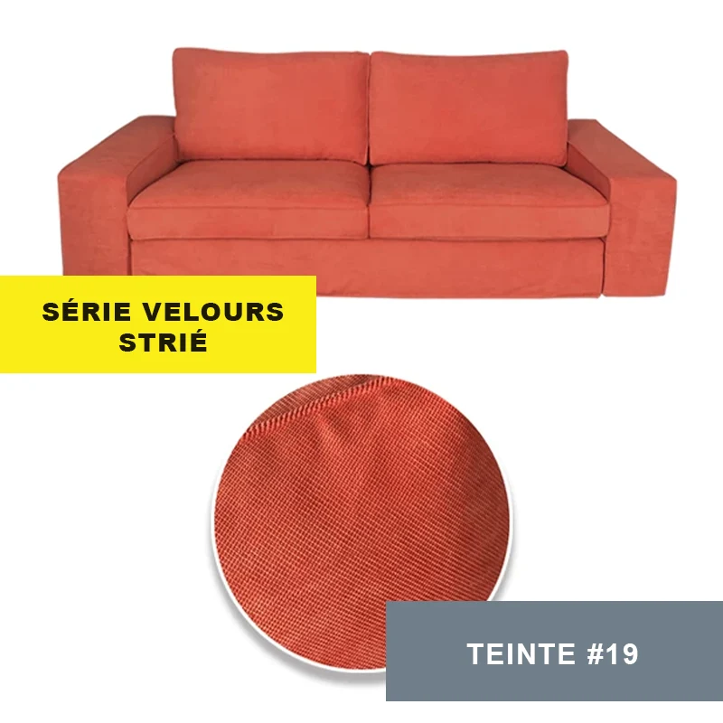 Housse pour canapé IKEA KIVIK 3 places personnalisable - Largeur 228cm