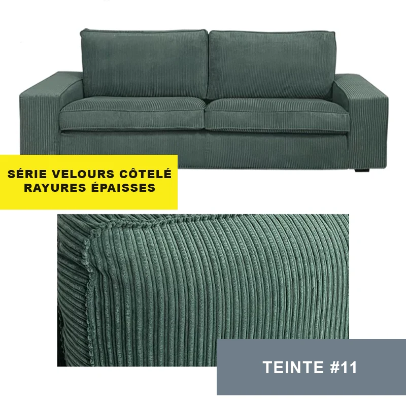 Housse pour canapé IKEA KIVIK 3 places personnalisable - Largeur 228cm