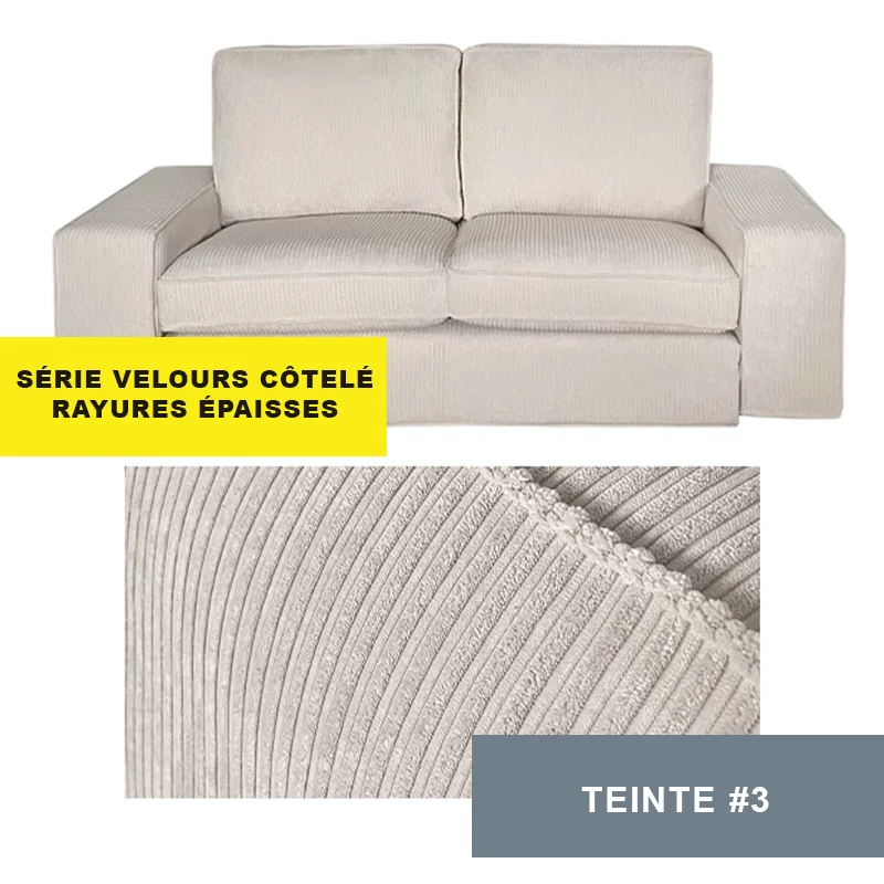 Housse pour canapé IKEA KIVIK 3 places personnalisable - Largeur 228cm