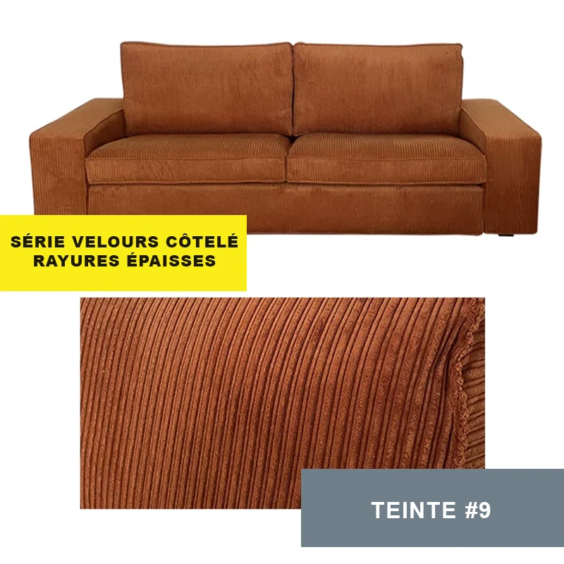 Housse pour canapé IKEA KIVIK 3 places personnalisable - Largeur 228cm