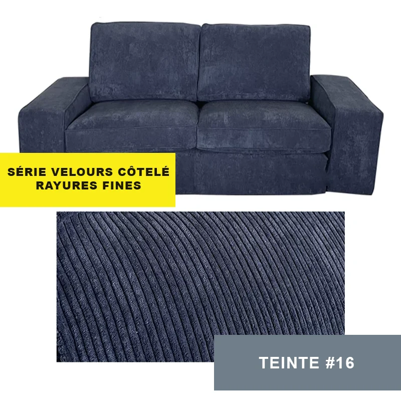 Housse pour canapé IKEA KIVIK 3 places personnalisable - Largeur 228cm