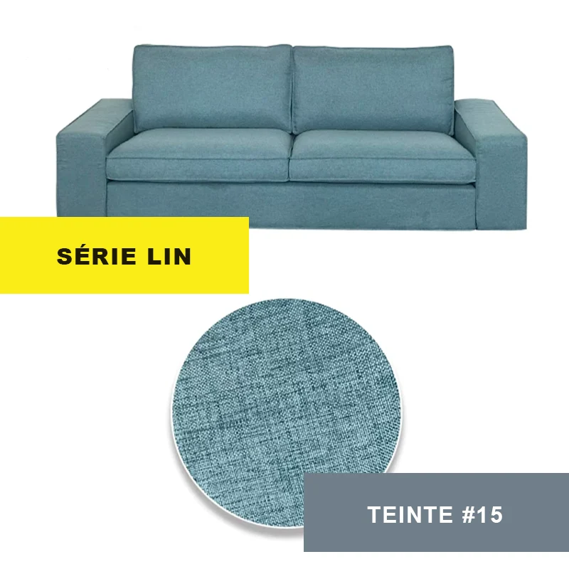 Housse pour canapé IKEA KIVIK 3 places personnalisable - Largeur 228cm