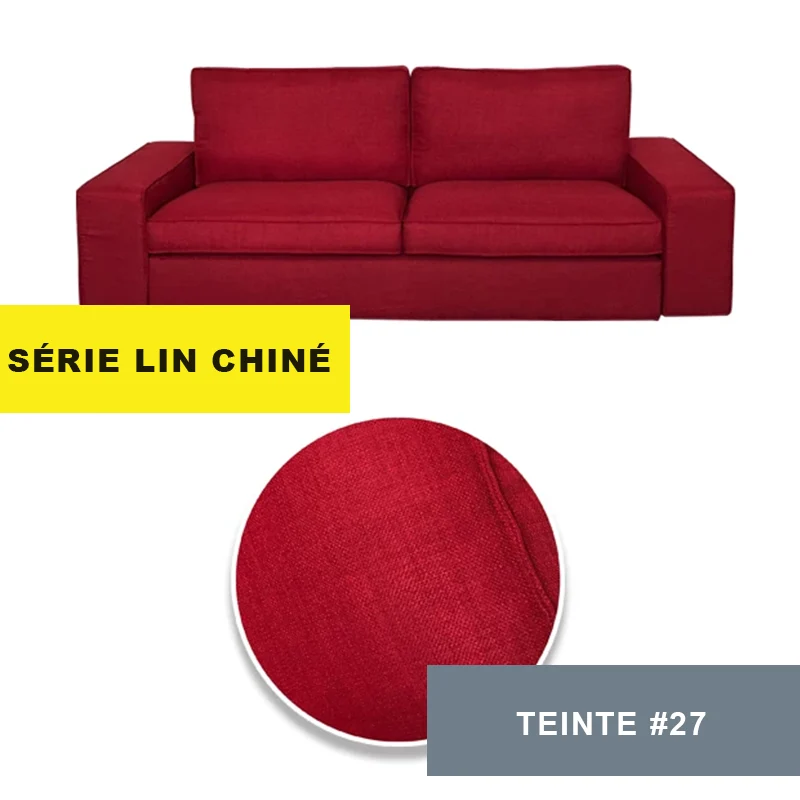 Housse pour canapé IKEA KIVIK 3 places personnalisable - Largeur 228cm