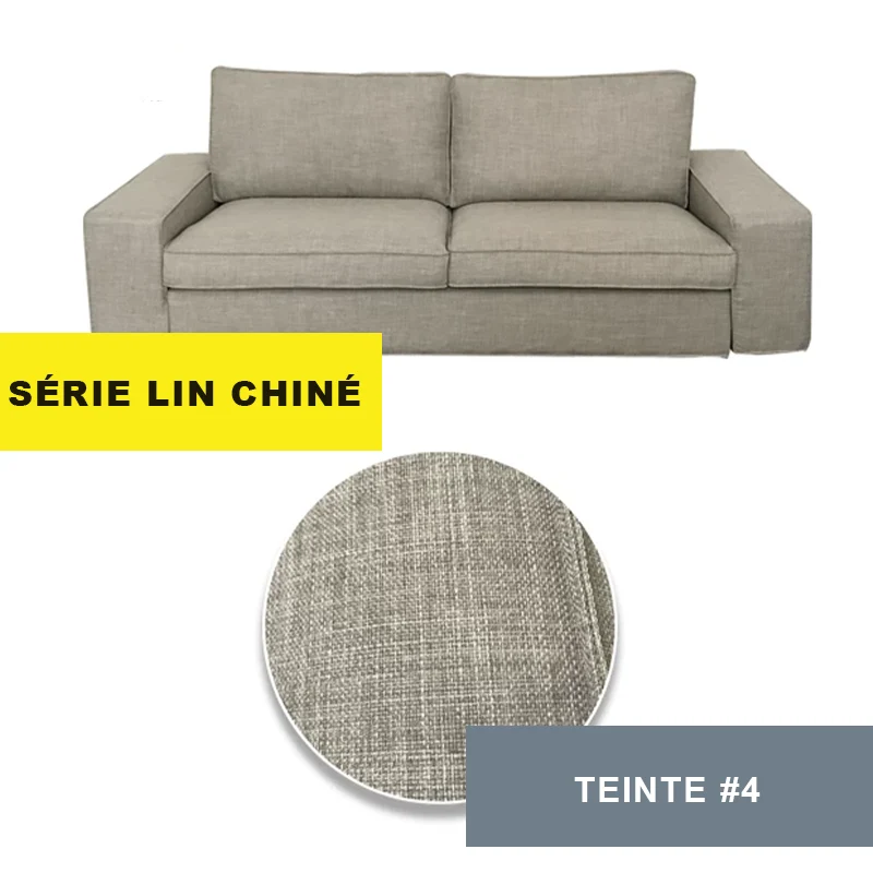 Housse pour canapé IKEA KIVIK 3 places personnalisable - Largeur 228cm