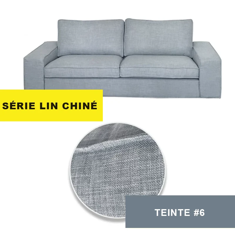 Housse pour canapé IKEA KIVIK 3 places personnalisable - Largeur 228cm