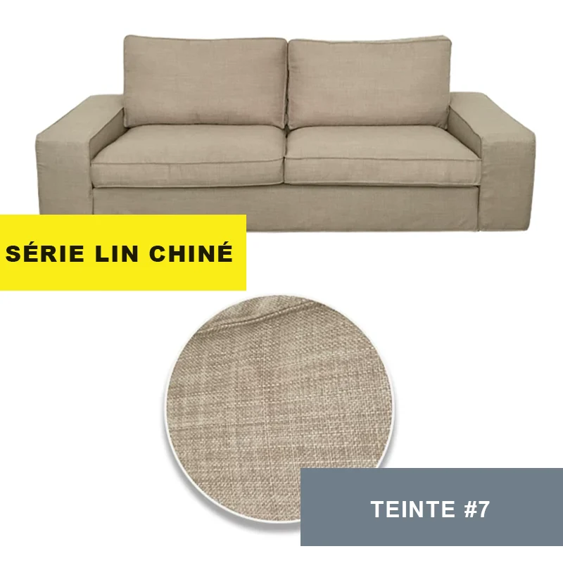 Housse pour canapé IKEA KIVIK 3 places personnalisable - Largeur 228cm