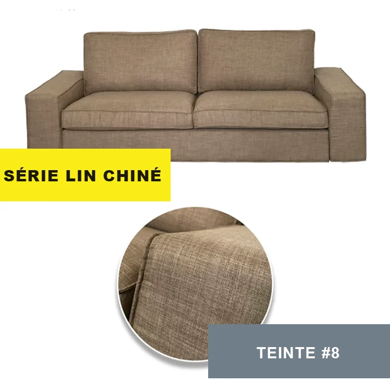 Housse pour canapé IKEA KIVIK 3 places personnalisable - Largeur 228cm