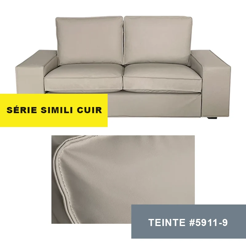 Housse pour canapé IKEA KIVIK 3 places personnalisable - Largeur 228cm
