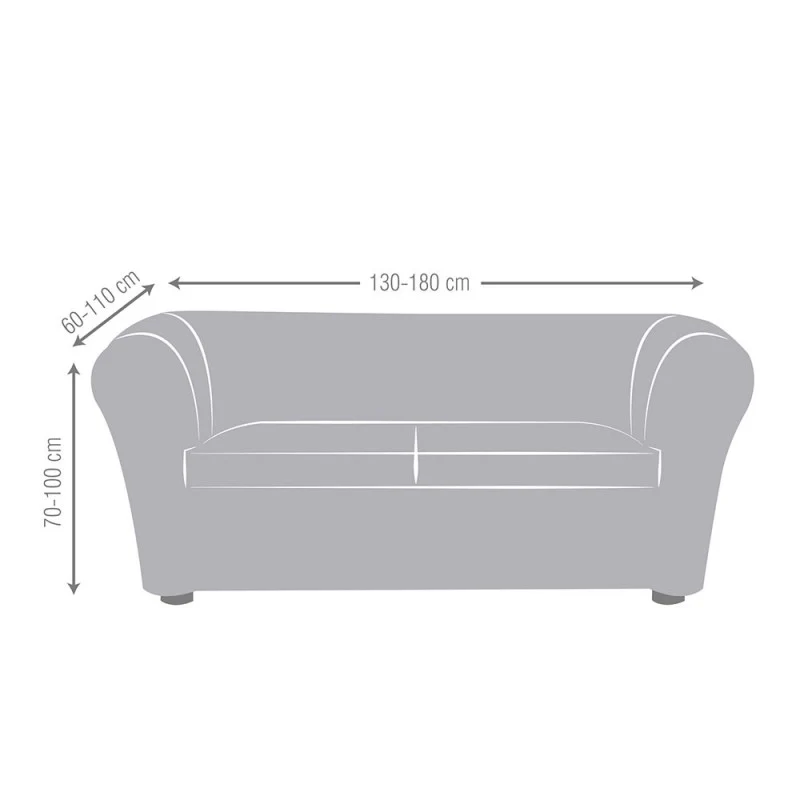 Housse de Canapé Super-Élastique Chesterfield Roque