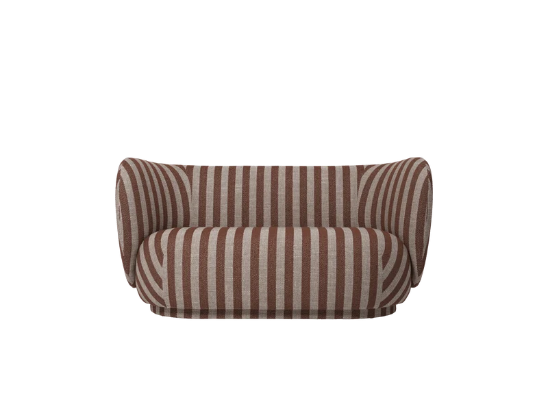 Rico Sofa 2-seater - Louisiana - Sand/Chocolate